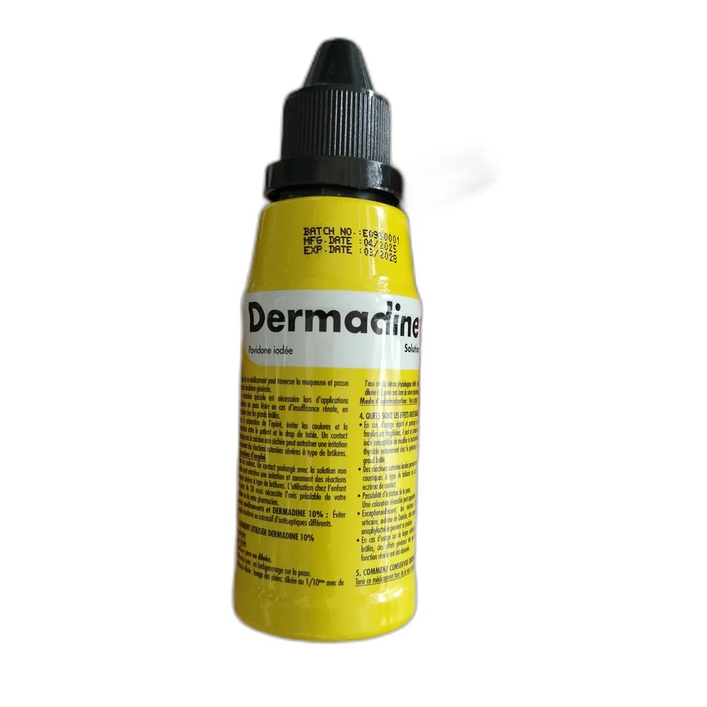 Dermadine 10%, 125 mL - SUKHA PHARMACY