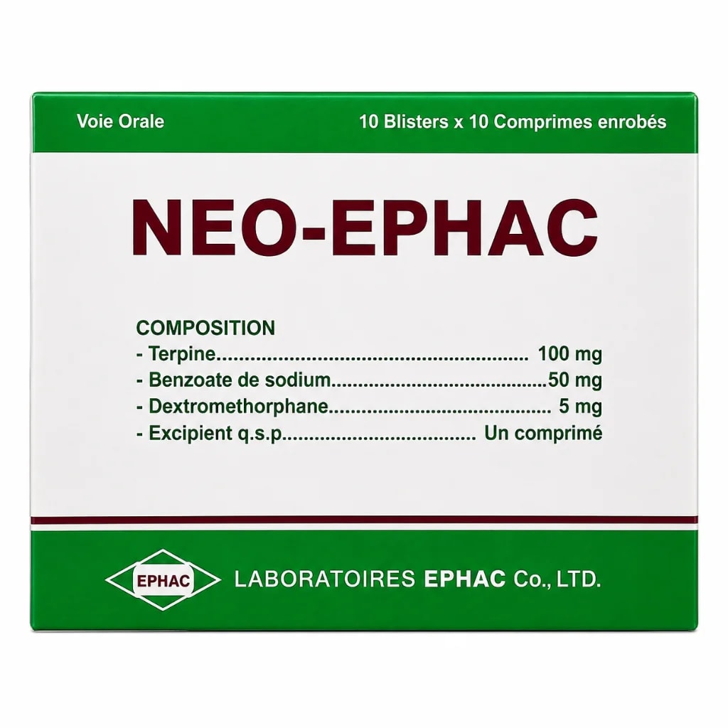 Neo-Ephac 100 mg / 50 mg / 5 mg - Oudom Puthik Pharmacy