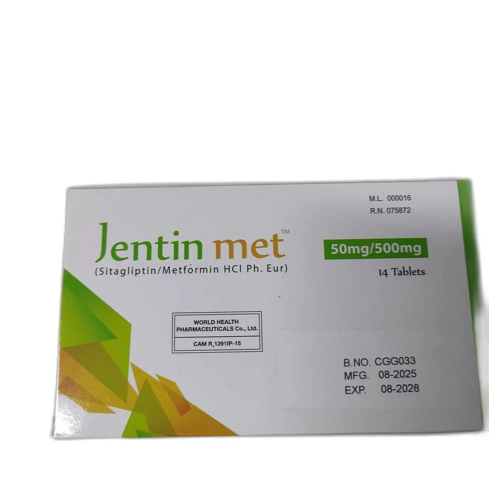 Jentin met 50 mg / 500 mg - PHARMACIE PORNLEU PICH