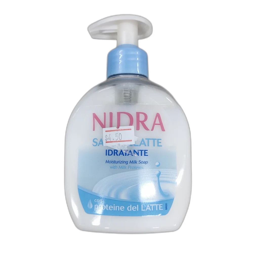 Nidra Saponelatte Idratante Milk proteins / 300 mL - Depot de Pharmacie B Rotha