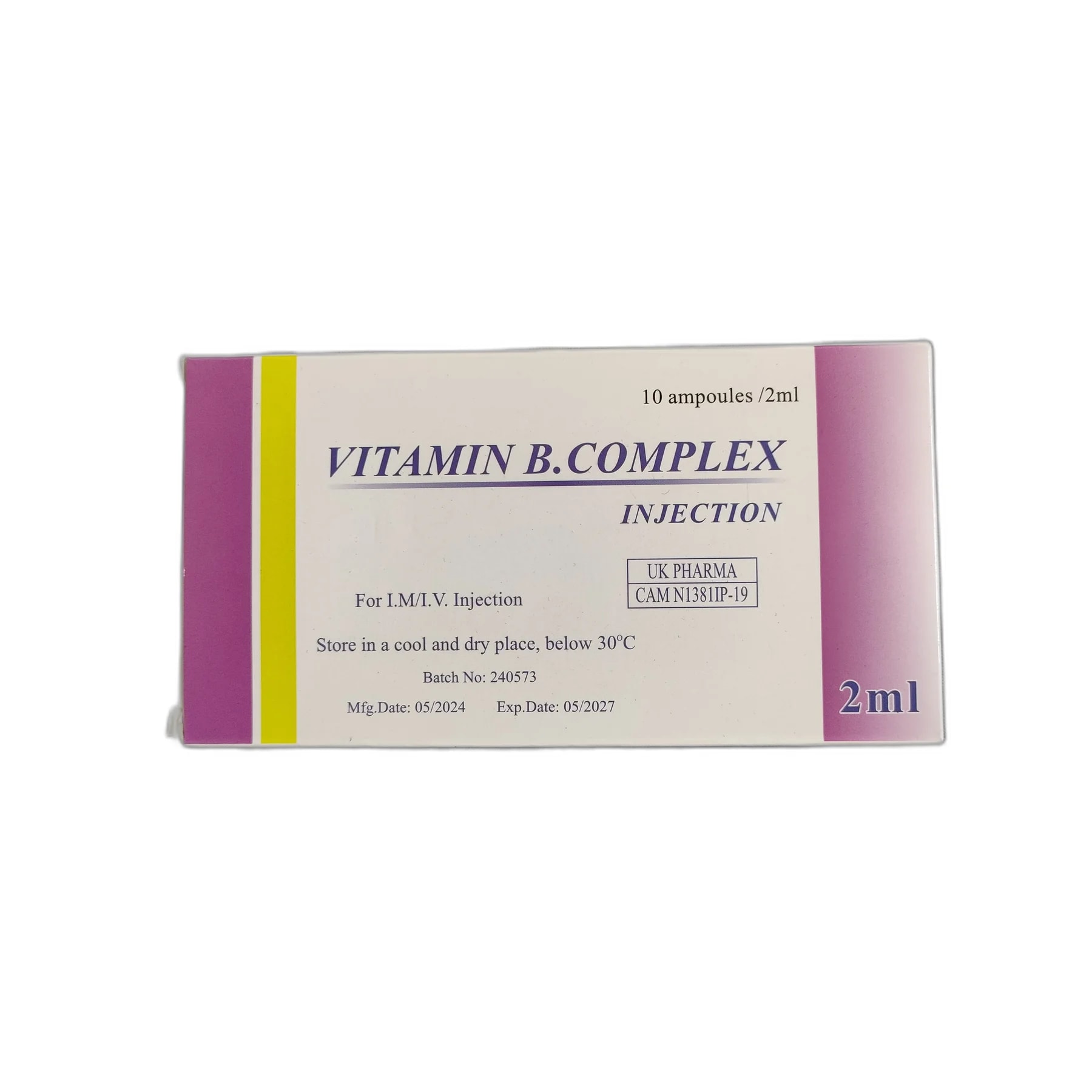 Vitamin B.Complex Injection 2 ml - PRONETH PHARMA PHARMACY