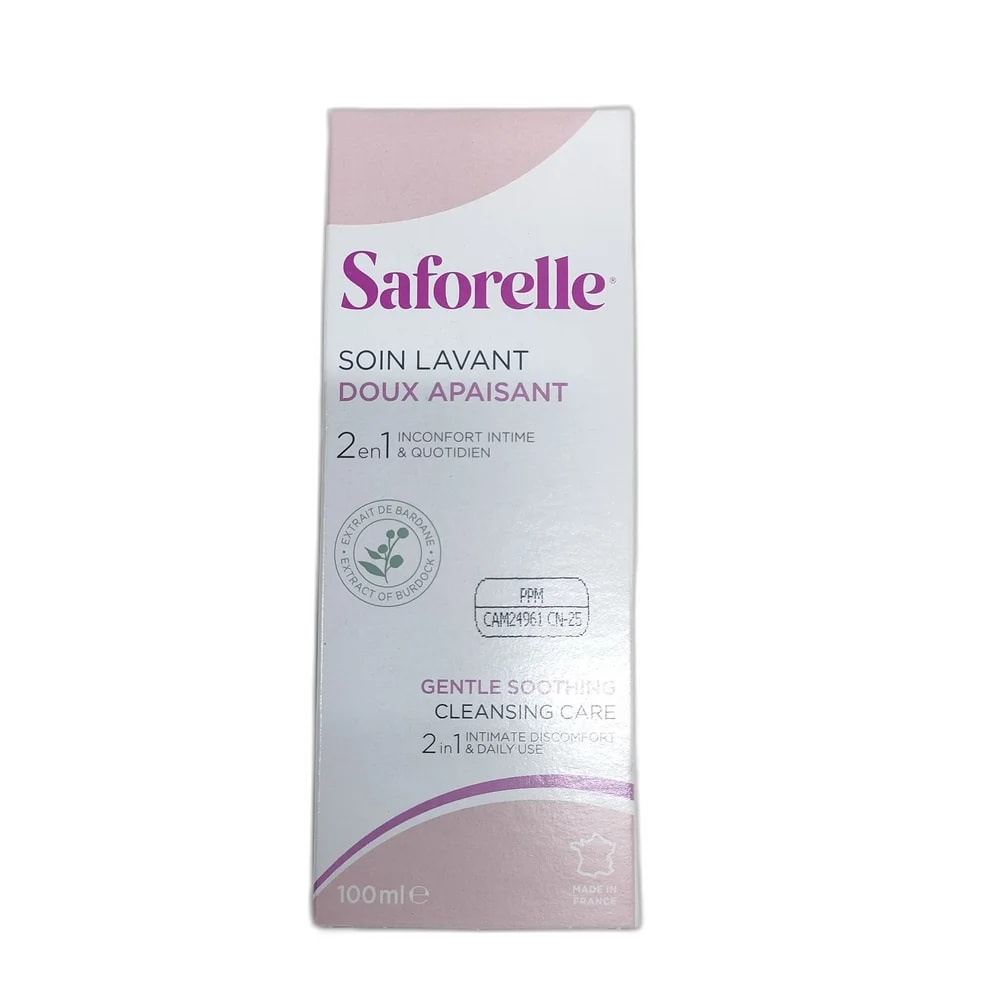 Saforelle Gentle Soothing Cleansing Care 100 mL - Depot de Pharmacie B Rotha