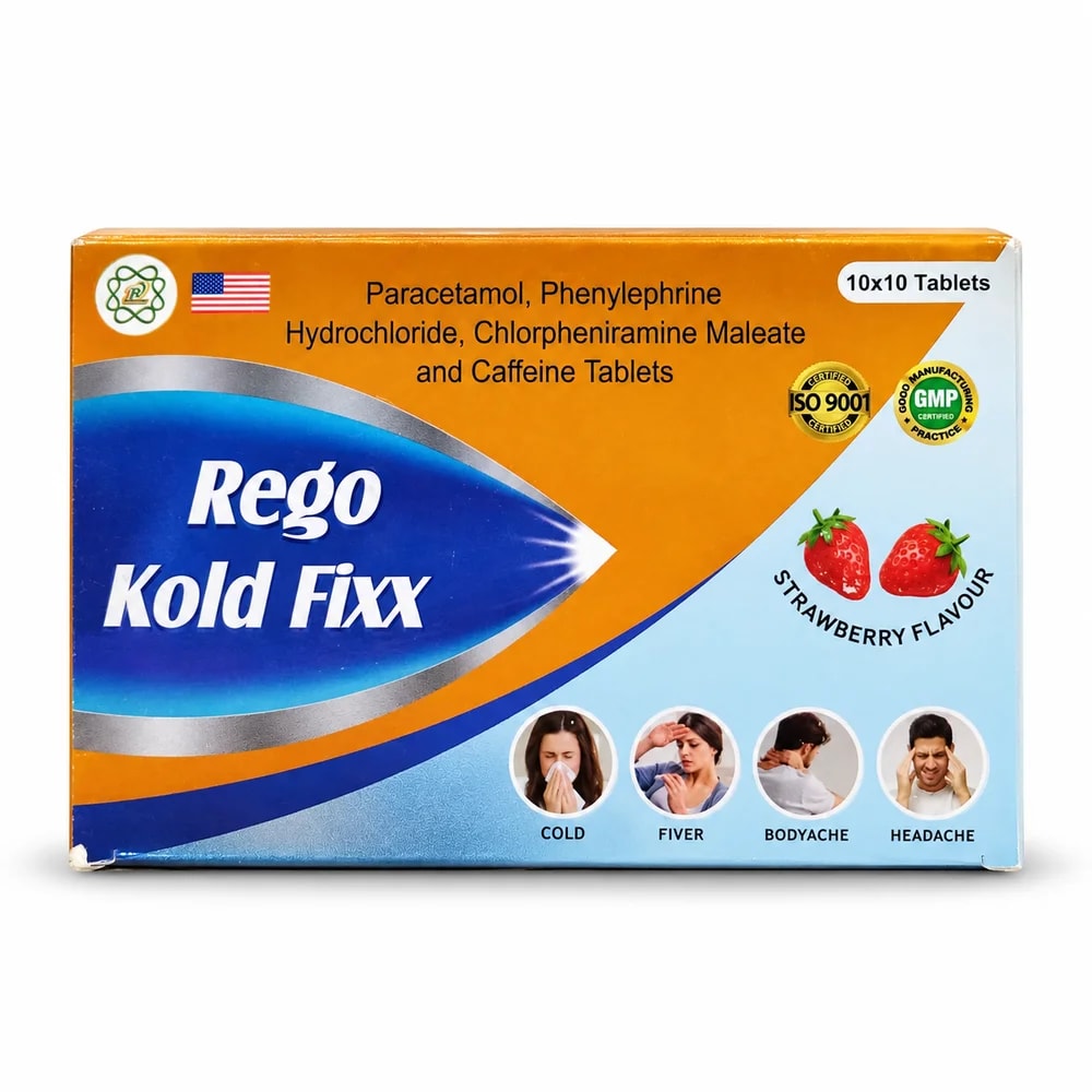Rego Kold Fixx 500 mg / 5 mg / 2 mg / 30 mg - Reachiny Pharmacy
