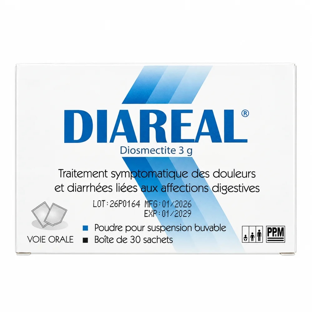 Diareal 3 g per sachet - Sann Sopheachenda Pharmacy