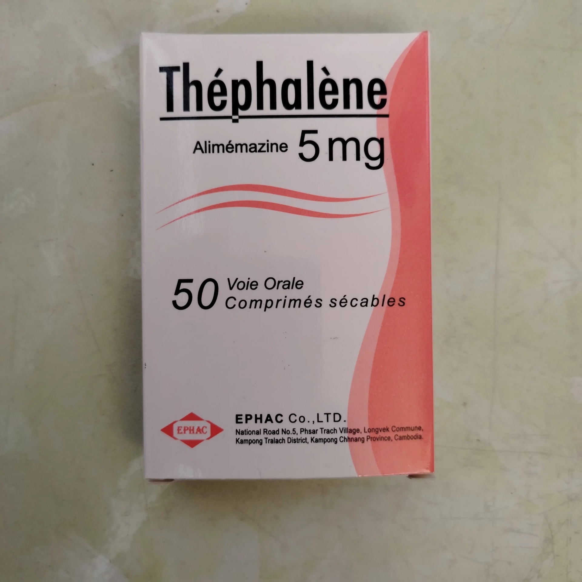 Thephalene 5 mg - Phal Cham Rouen