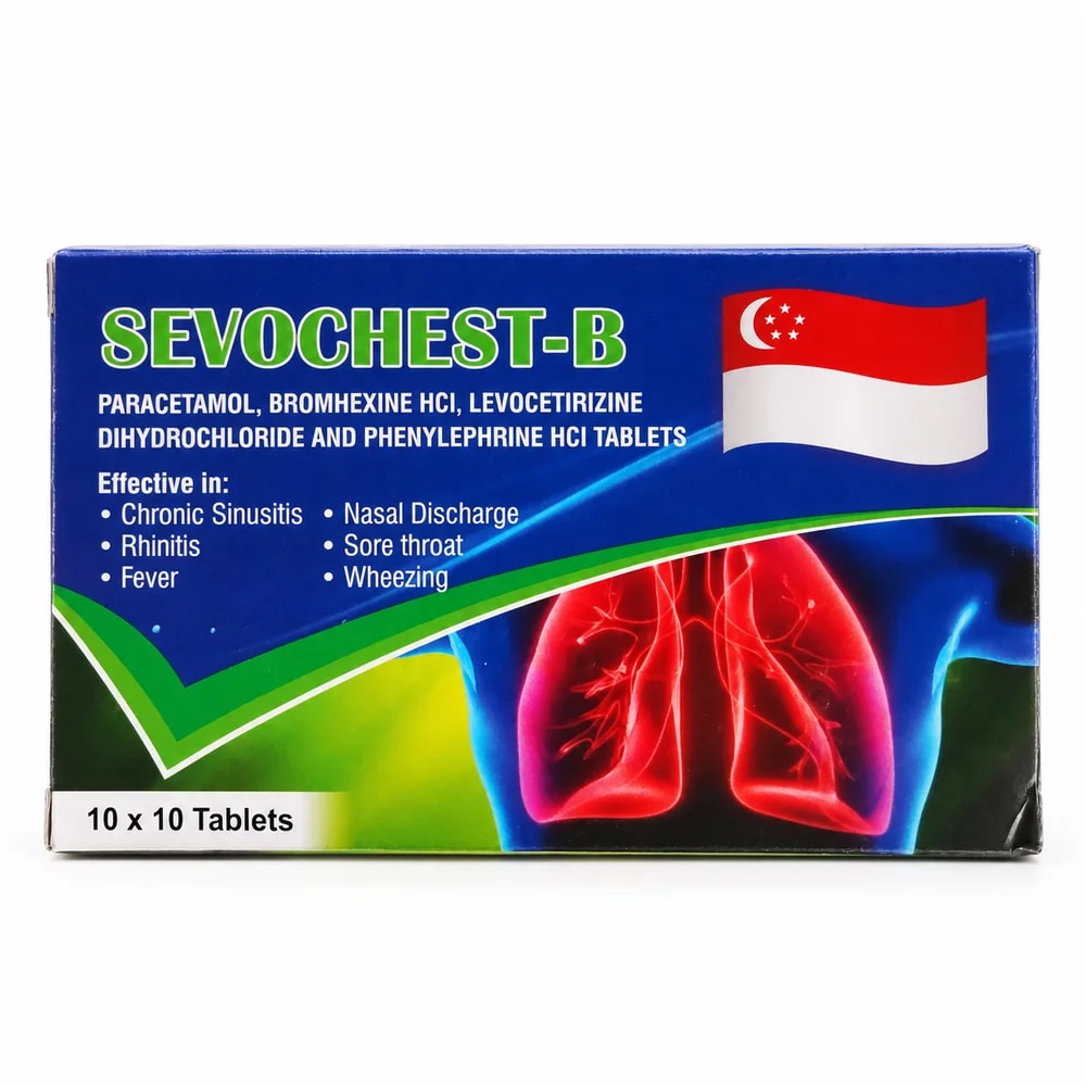 Sevochest-B 500 mg / 8 mg / 5 mg / 10 mg - Reachiny Pharmacy