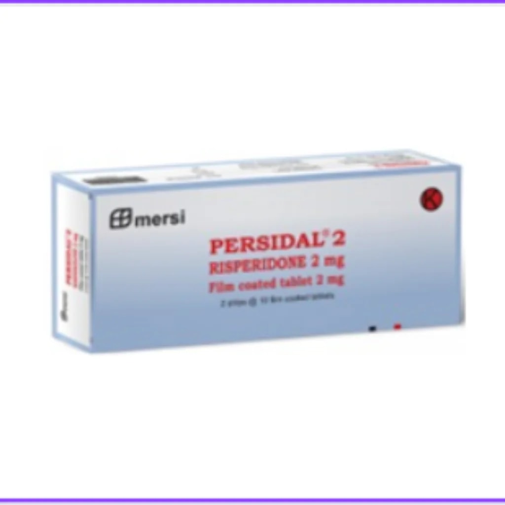 Persidal 2mg (Risperidone) 2mg - Phnom Penh Care Pharmacy 2ND Floor / Under CENTRAL HOSPITAL