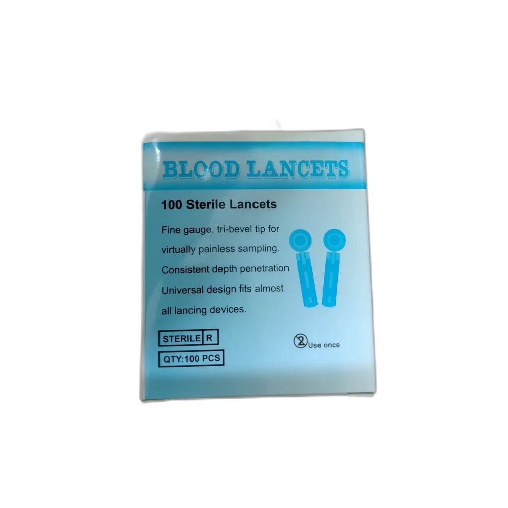 Blood Lancets 100 sterile lancets - PHARMA ASSIST PHARMACY