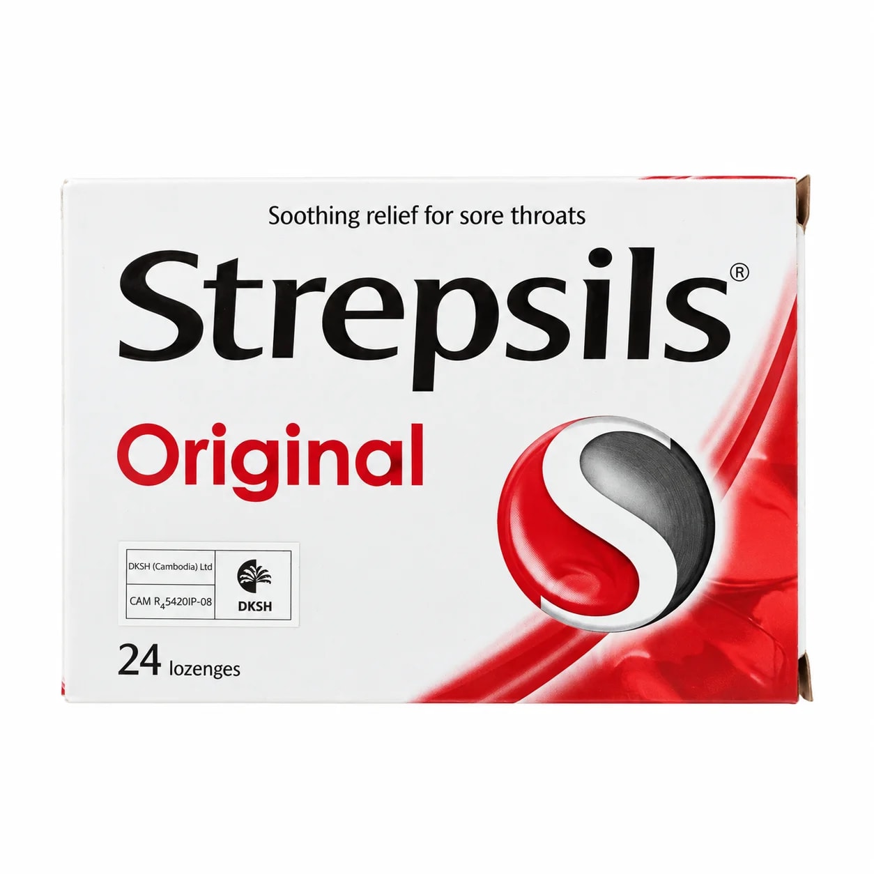 Strepsils Original 1.2 mg dichlorophenylcarbinol / 0.6 mg amylmetacresol - Sann Sopheachenda Pharmacy