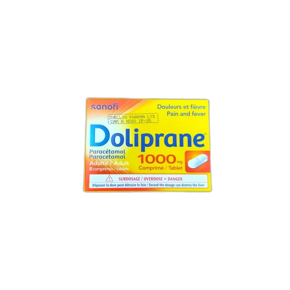 Doliprane 1000mg Tablet 1000 mg - PHARMA ASSIST PHARMACY