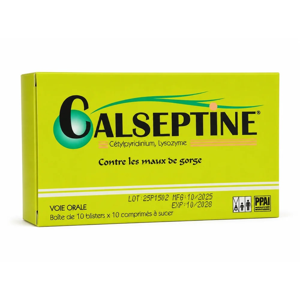 Calseptine Cetylpyridinium chloride 1.5 mg + lysozyme hydrochloride 20 mg per suckable tablet - Kim Yi