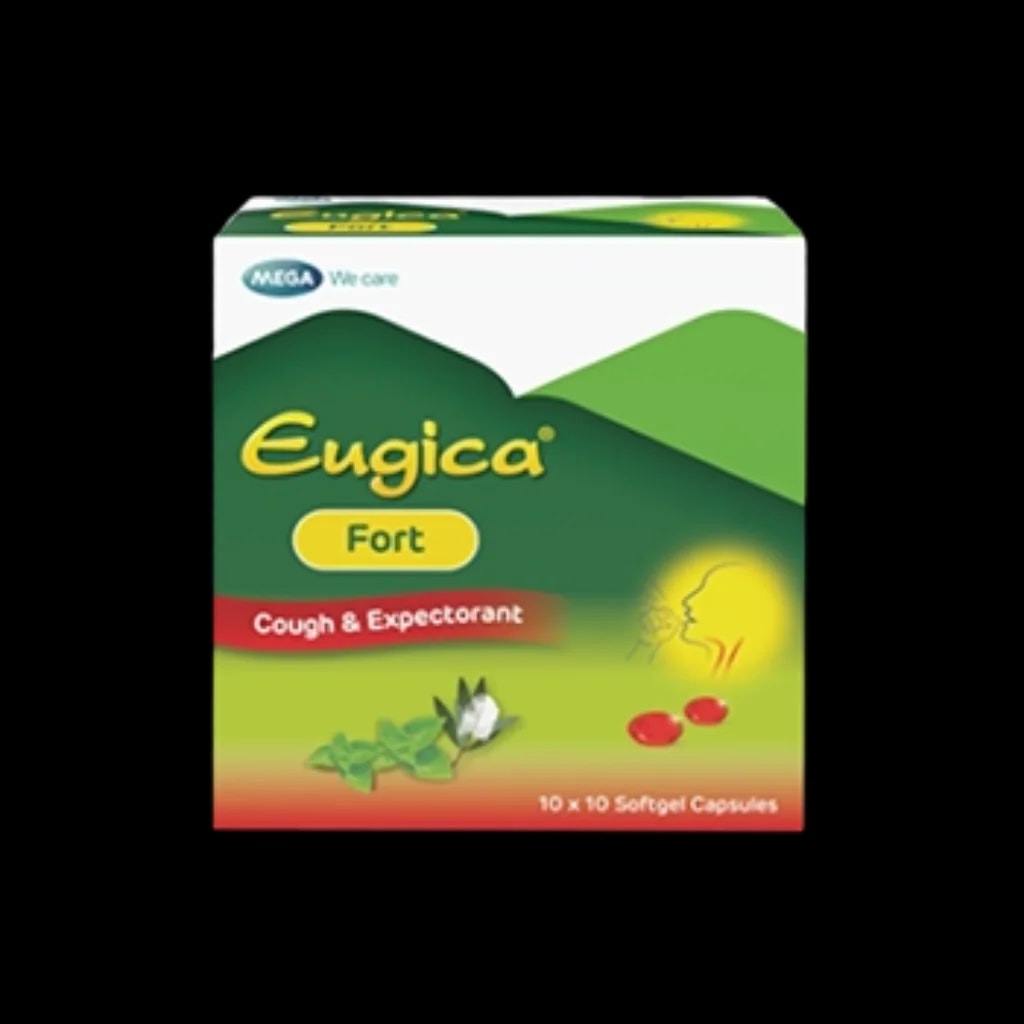 Eugica Fort Adults: 1 capsule 3-4 times daily; Children over 30 months: 1 capsule 2 times daily - MEY PHARMA PHARMACY