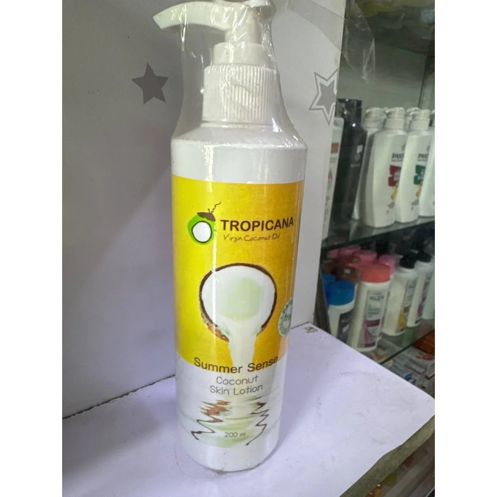 Tropicana Virgin Coconut Oil Summer Sense Coconut Skin Lotion, 200 mL - Kim Yi