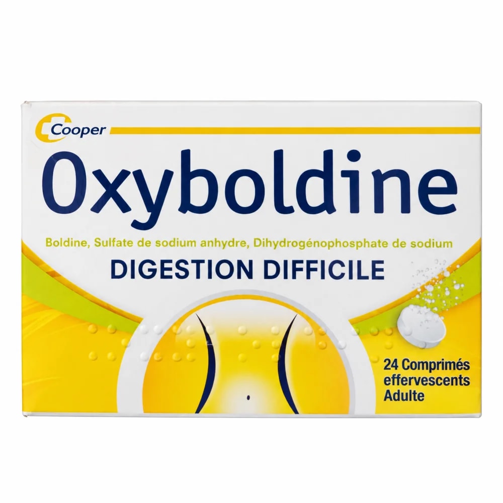 Oxyboldine 24 effervescent tablets - Pharmacy Krech hong