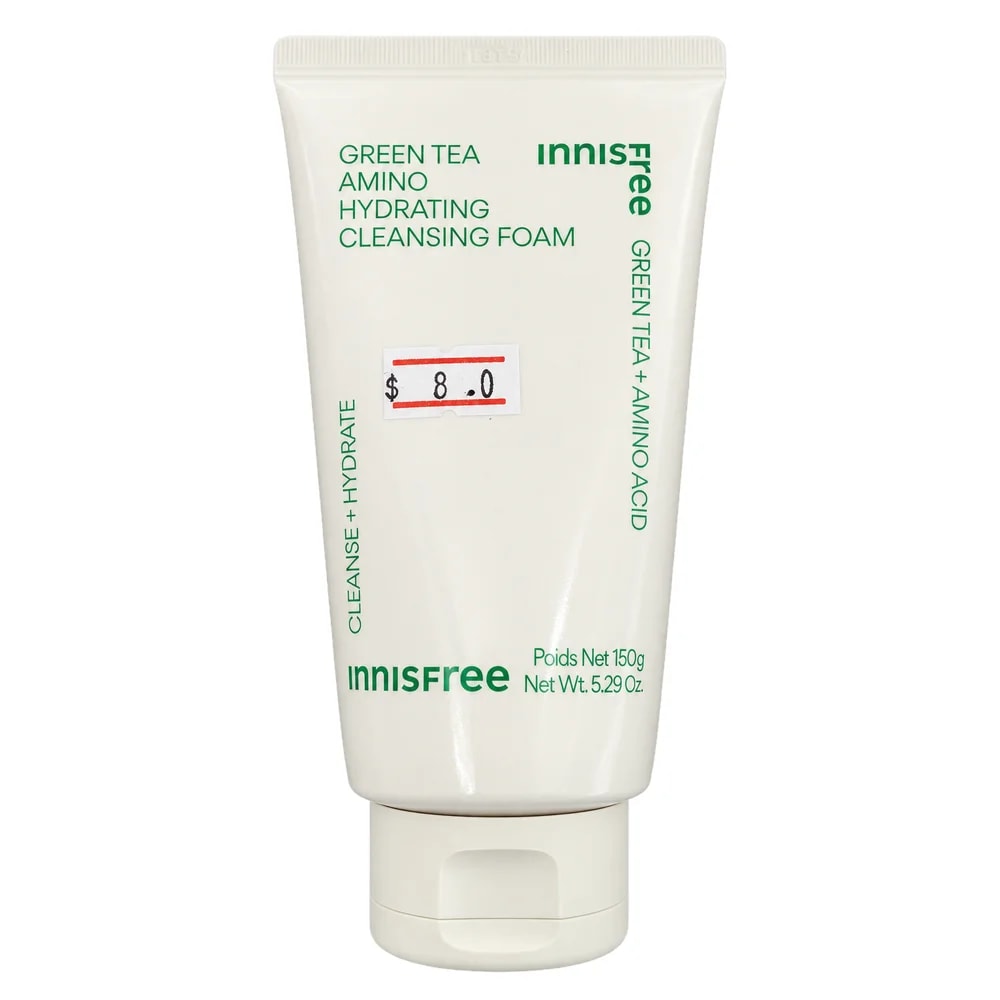 Innisfree Green Tea Amino Hydrating Cleansing Foam 150 g - Pharmacy Krech hong