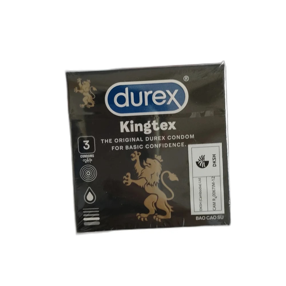 Durex Kingtex Condoms Regular fit - SUKHA PHARMACY