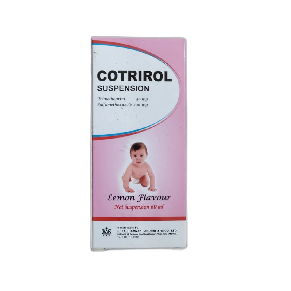 Cotrirol Trimethoprim 40 mg / Sulfamethoxazole 200 mg per 5 mL - PHARMACIE MONGKUL