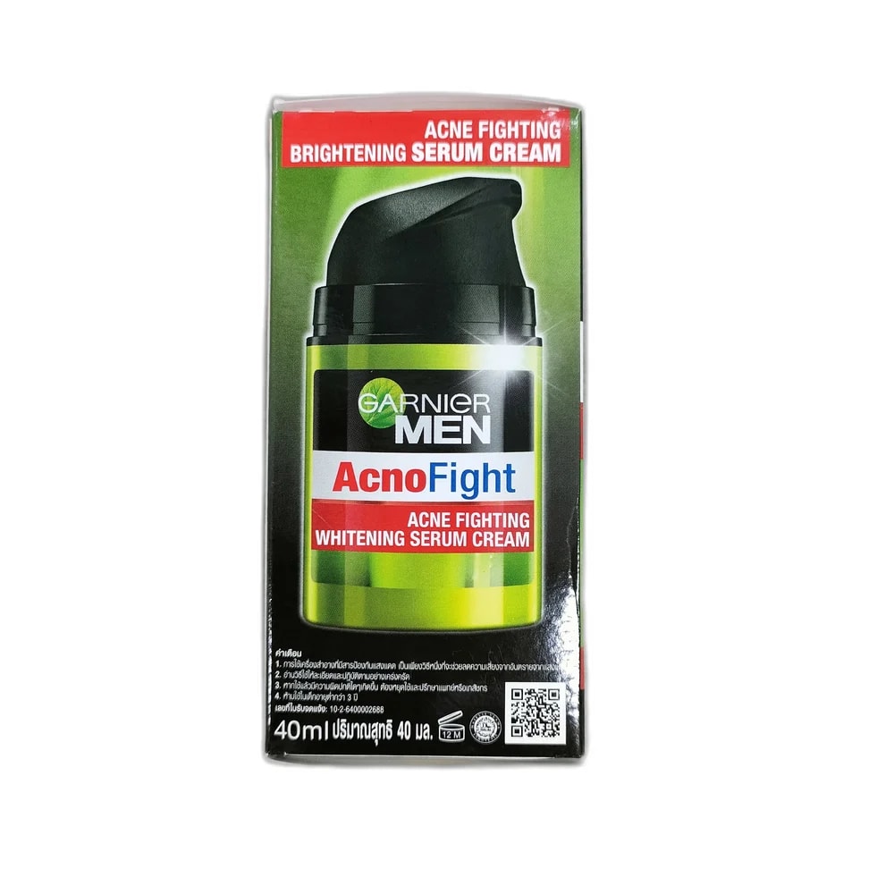 Garnier Men AcnoFight Acne Fighting Brightening Serum Cream 40 mL - Depot de Pharmacie B Rotha