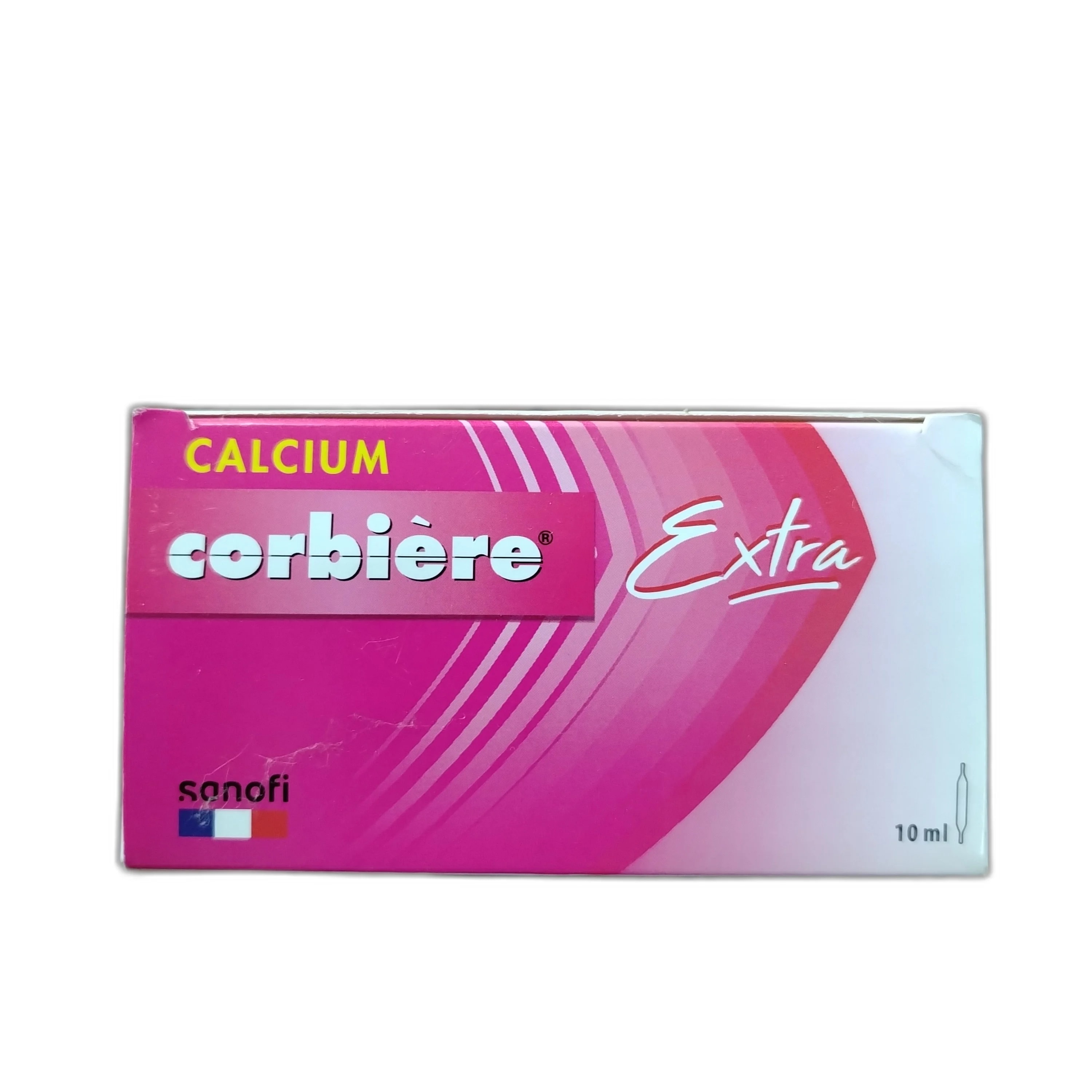 Calcium Corbiere Extra Calcium gluconate 2938.59 mg + Calcium lactobionate 639.83 mg per 10 ml ampoule - DARAREASH PHARMACY