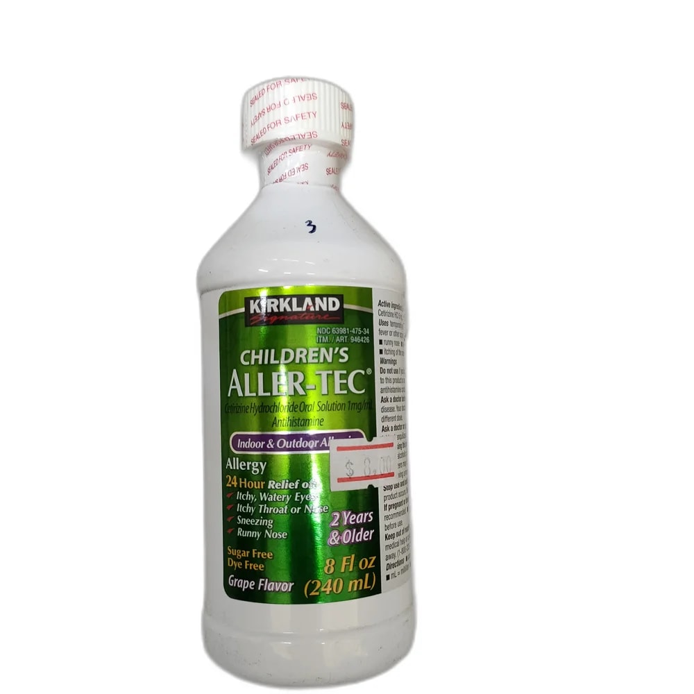 Kirkland Signature Children's Aller-Tec 1 mg / ml - Depot De Pharmacie "A" Kim Houy