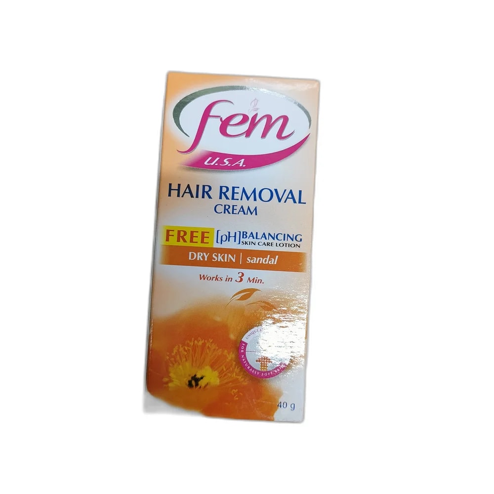 Fem Hair Removal Cream Dry Skin Sandal 40 g cream + 5 g lotion - Depot de Pharmacie B Rotha