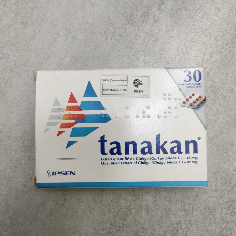 Tanakan 40 mg - Depot De Pharmacie "A" Kim Houy