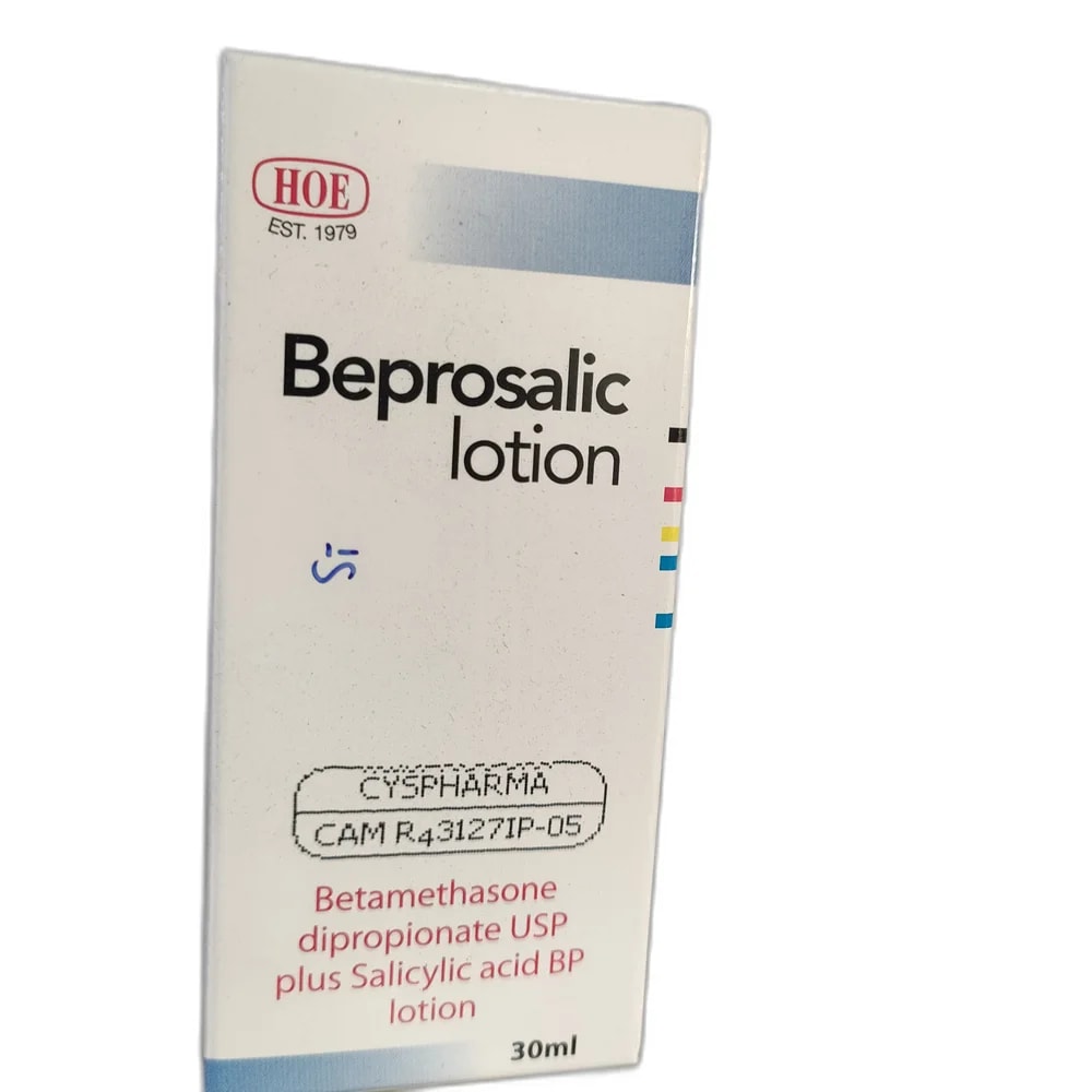 Beprosalic Betamethasone dipropionate USP 0.064% w/v + Salicylic acid BP 2.0% w/v - PHARMACIE PORNLEU PICH