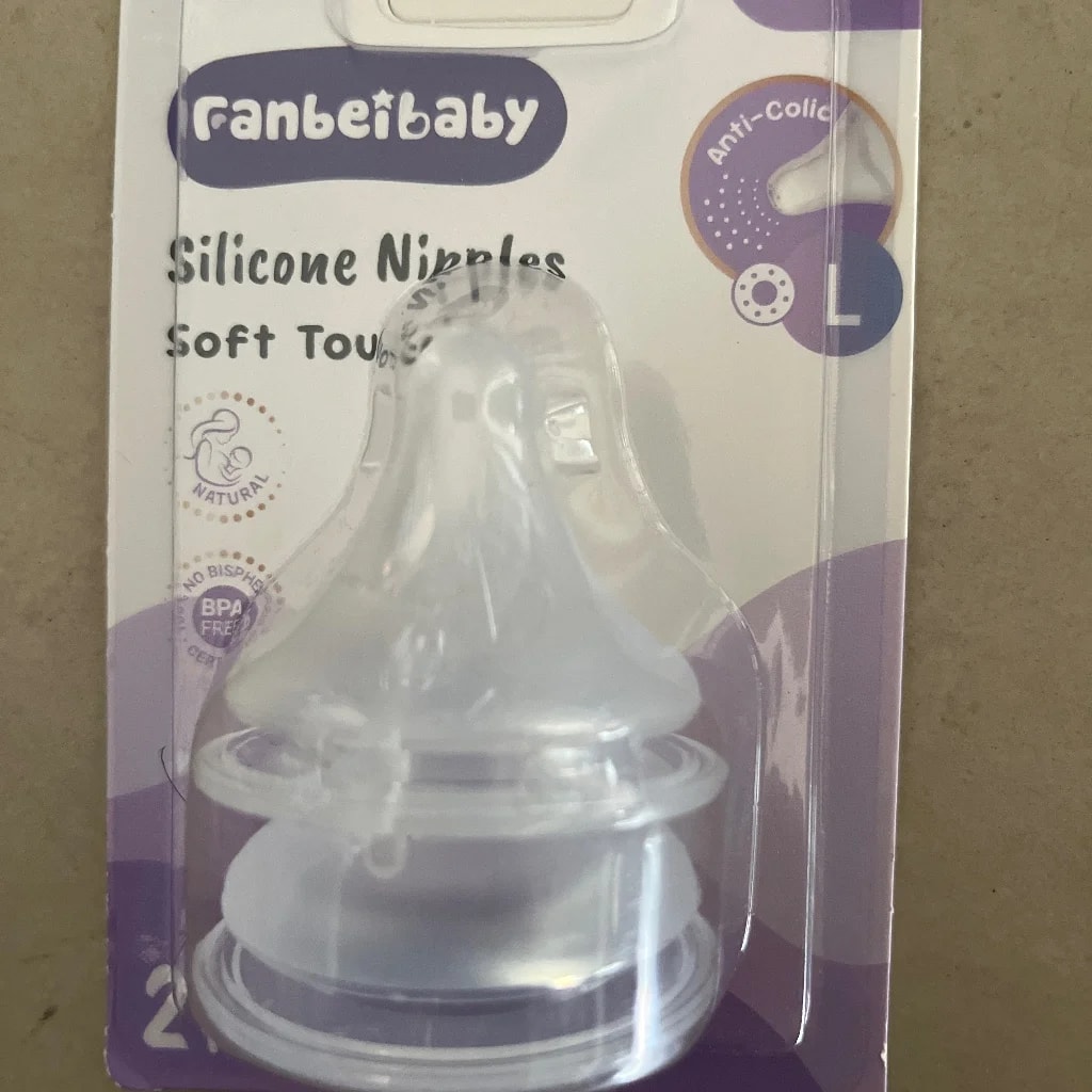 ក្បាលដបដោះគោធំ ranbeibaby 6M+ L - PONLEU DOUNG DARA PHARMACY