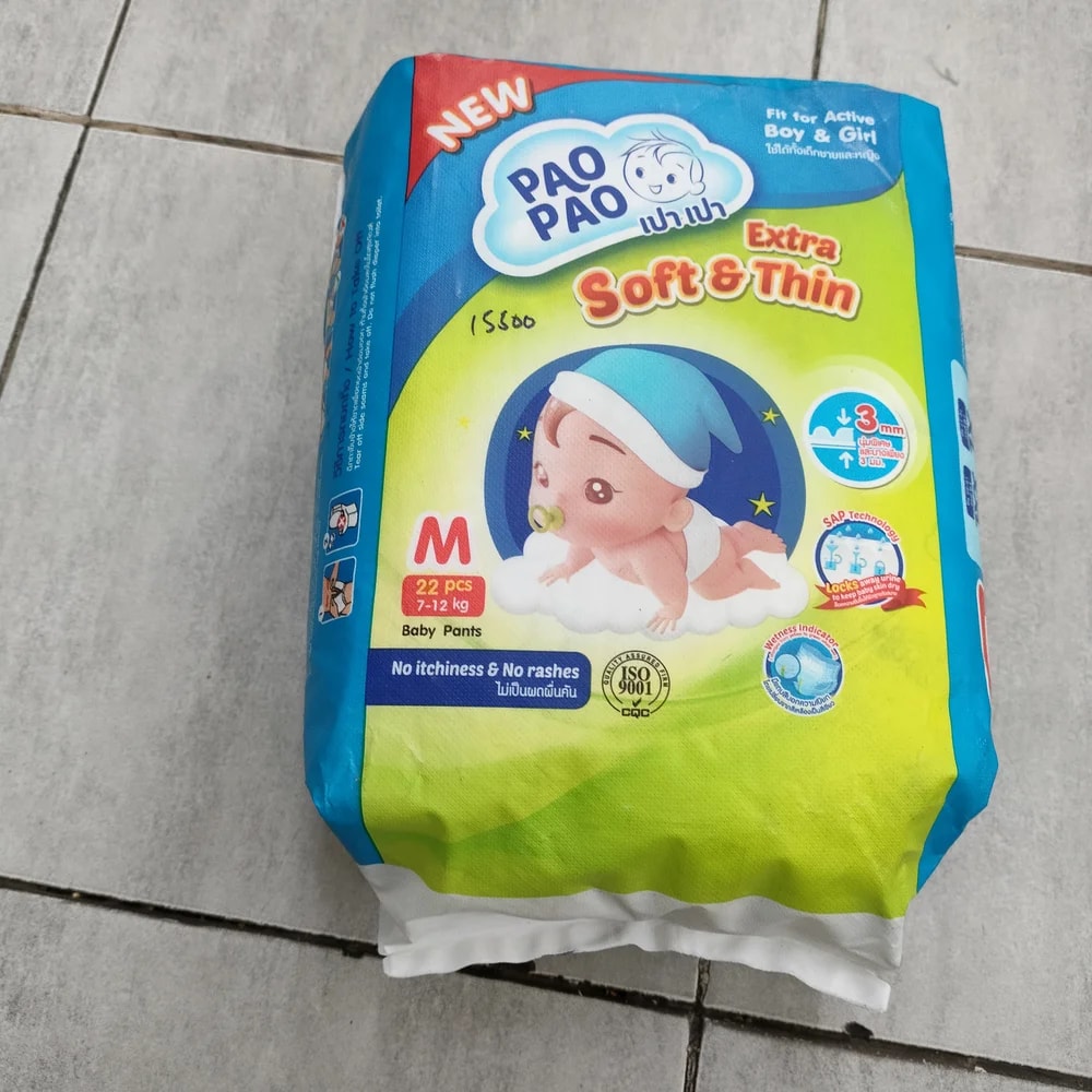 Jolly Premium Happy Pants (M) Size M, 60 pants per pack, 6-11 kg - Depot De Pharmacie "A" Kim Houy