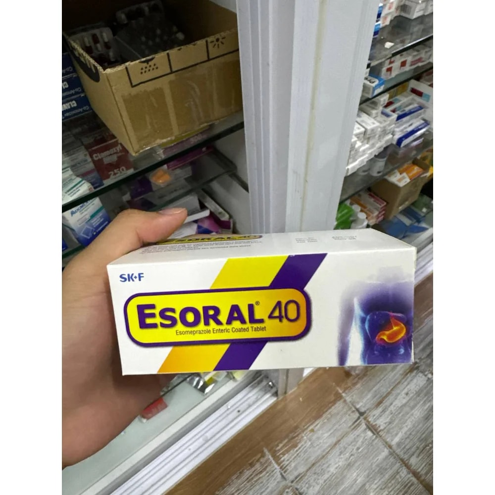 Esoral 40 Esomeprazole 40 mg enteric-coated tablet - Kim Yi