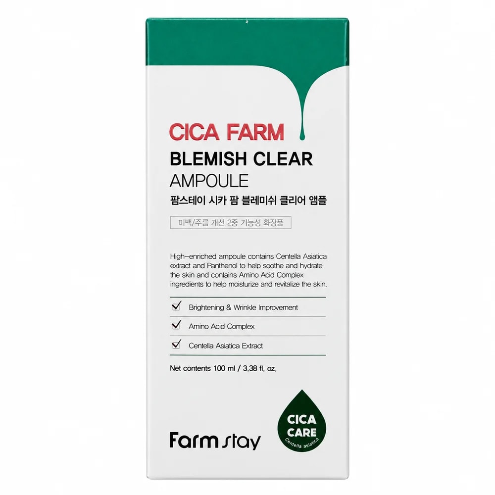 Farmstay Cica Farm Blemish Clear Ampoule - Pharmacy Krech hong
