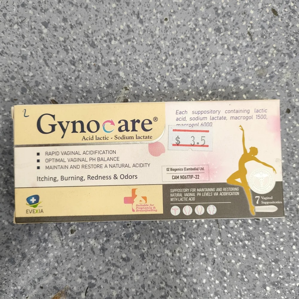 Gynocare Lactic acid + sodium lactate + macrogol 1500 / 6000 - Depot De Pharmacie "A" Kim Houy