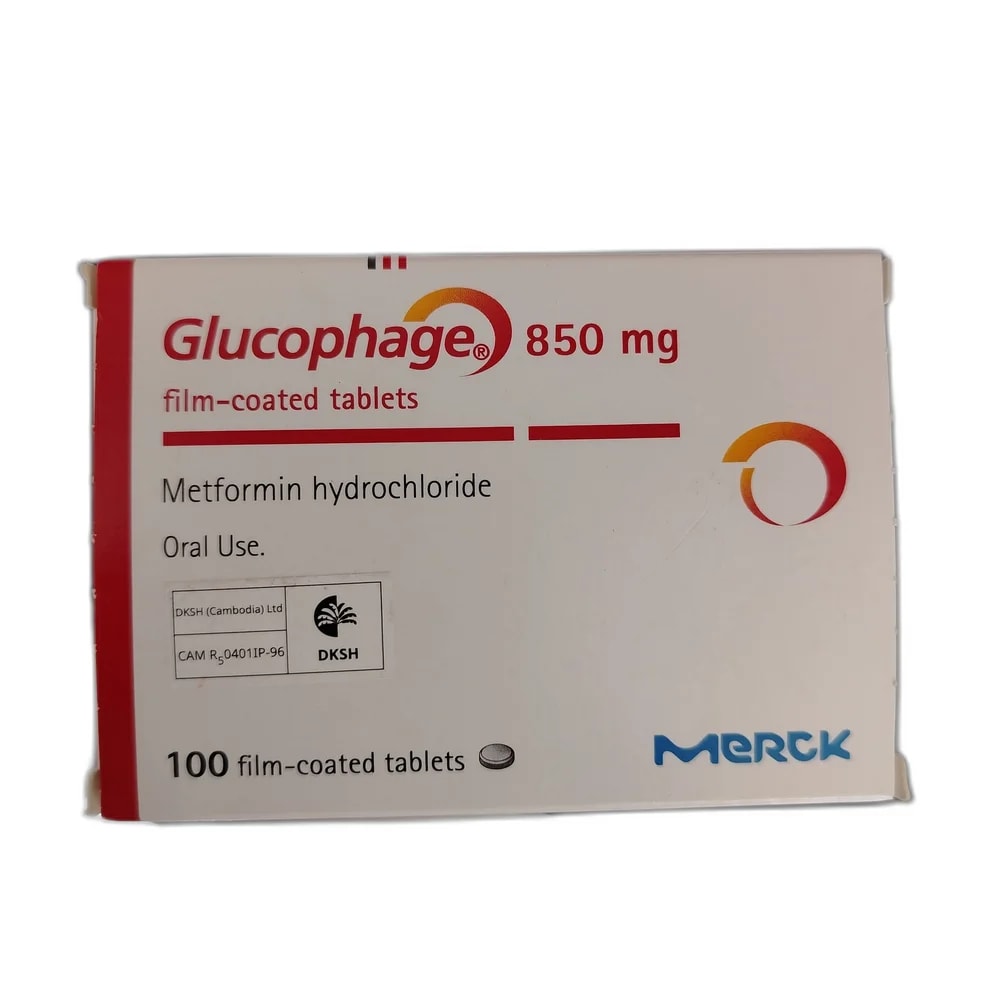 Glucophage 850 mg - PHARMACIE RATANAK