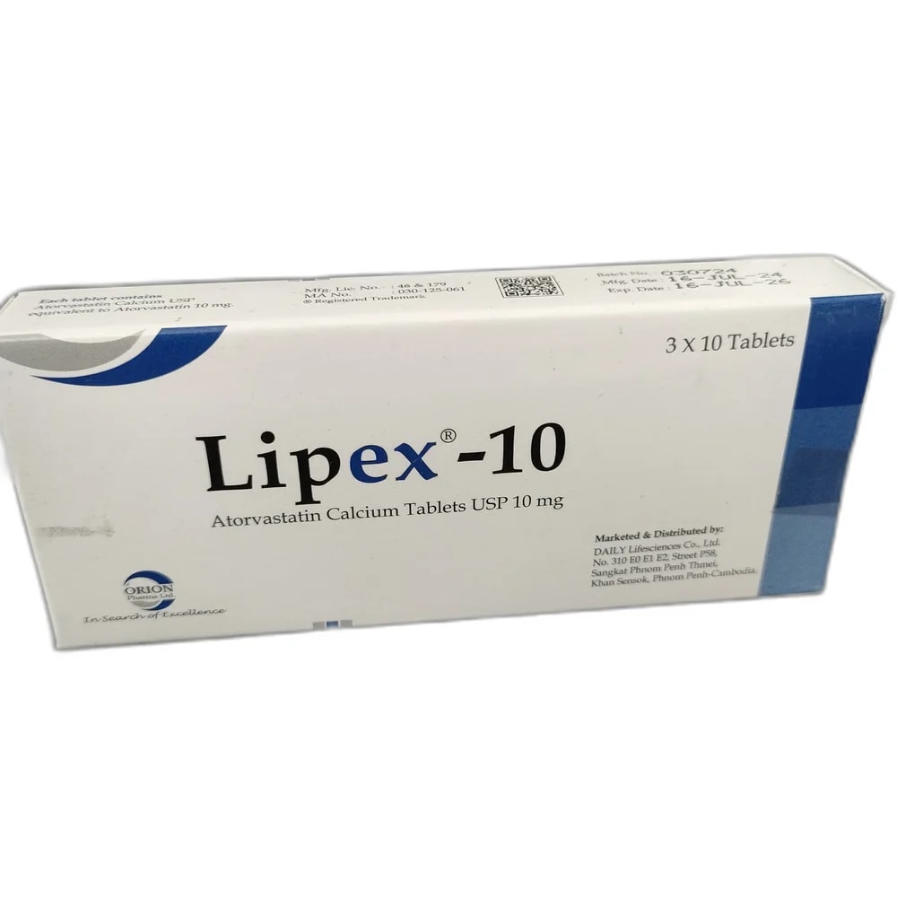 Lipex 10 mg - PHARMACY PONLEU AOSOT