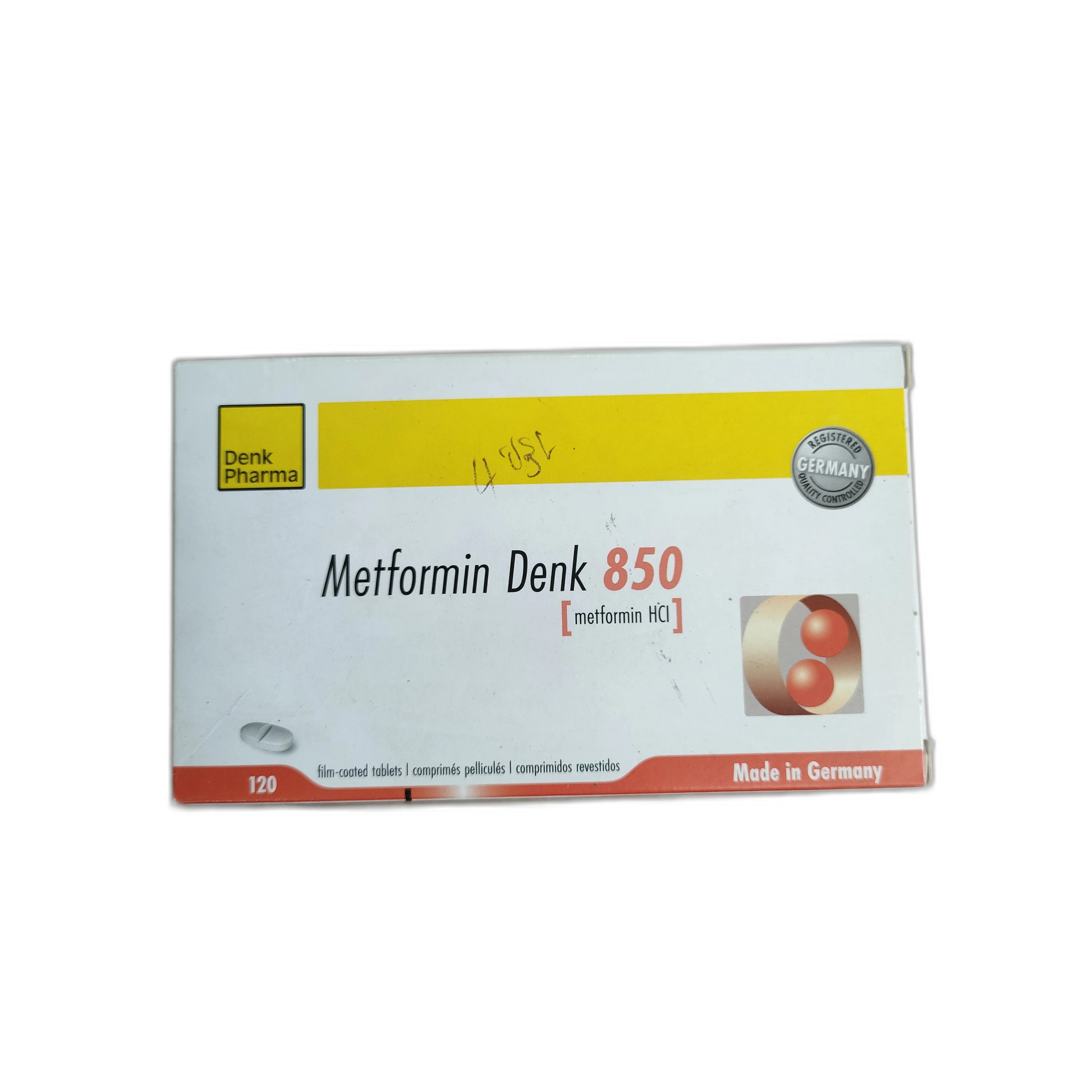 Metformin Denk 850 850mg - ឱសថស្ថាន សិរីមង្គលថ្មី
