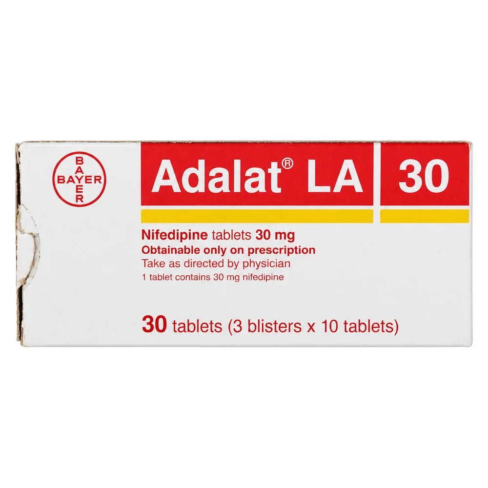 Adalat LA Nifedipine 30 mg - Pharmacy Krech hong
