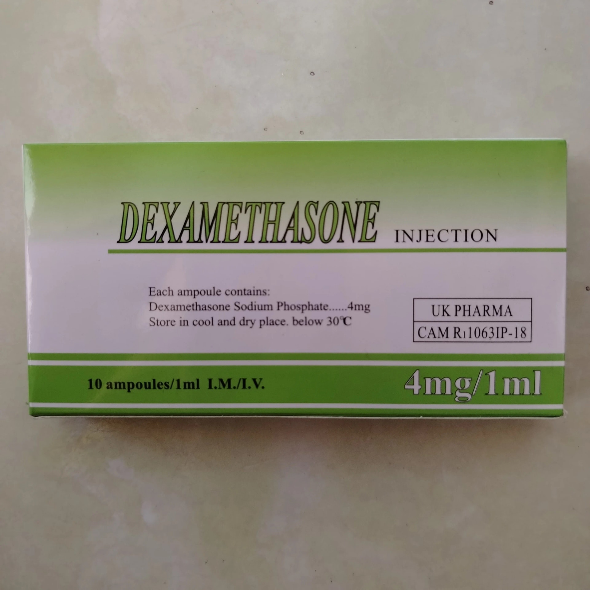 Dexamethasone Injection 4mg/1ml - Phal Cham Rouen