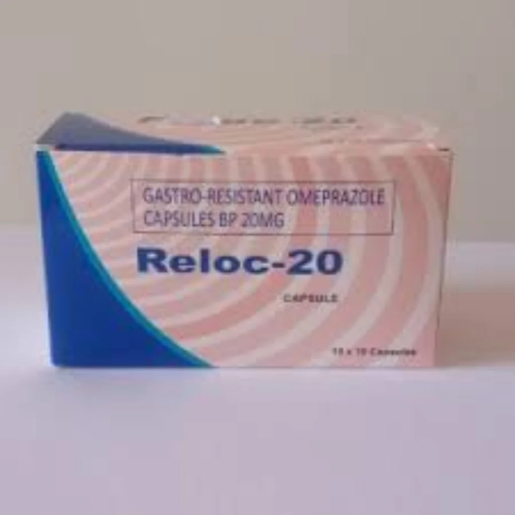 Reloc-20 Omeprazole 20 mg per capsule - Depot De Pharmacie "A" Kim Houy