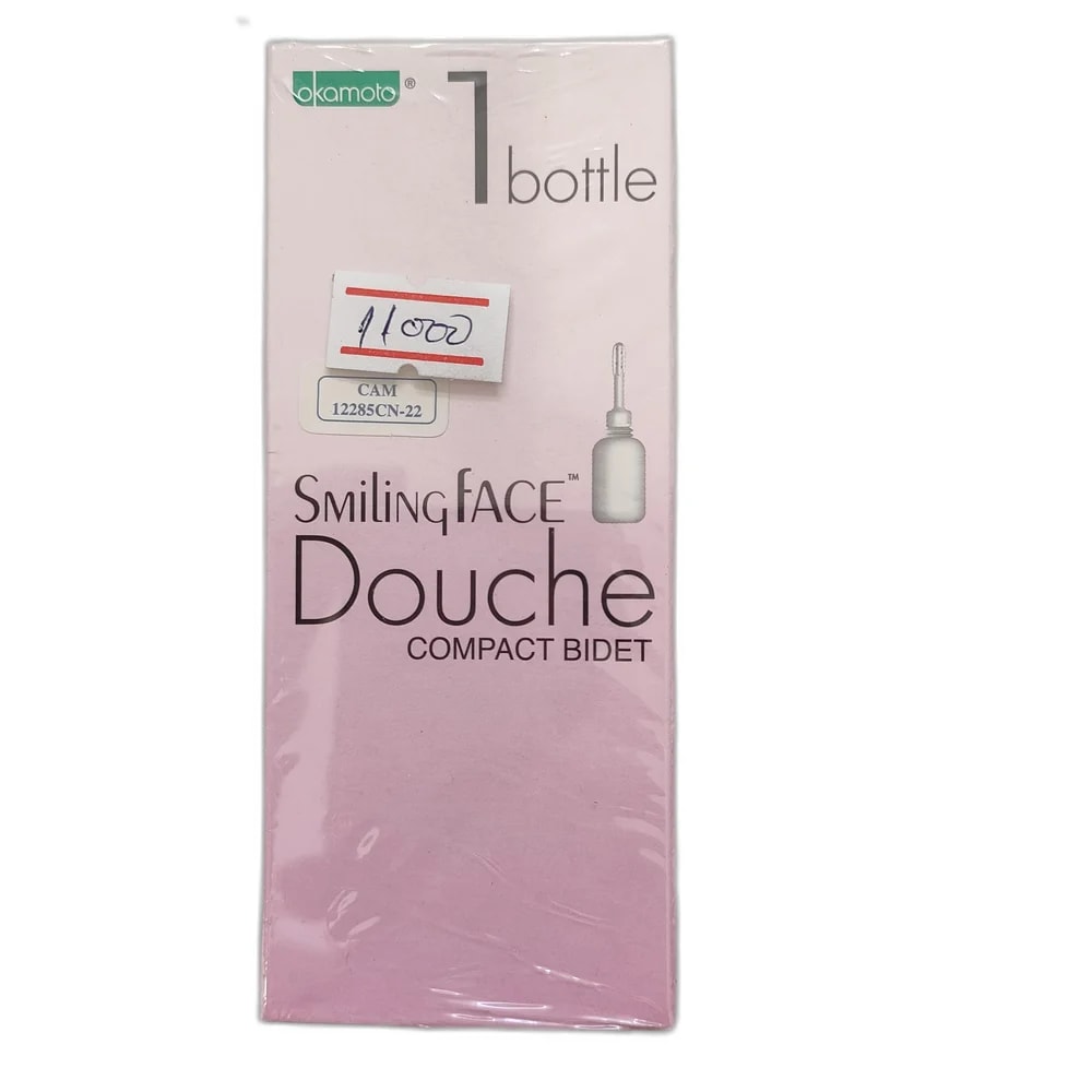 Okamoto Smiling Face Douche Compact Bidet 120 ml - PHARMACIE MONGKUL