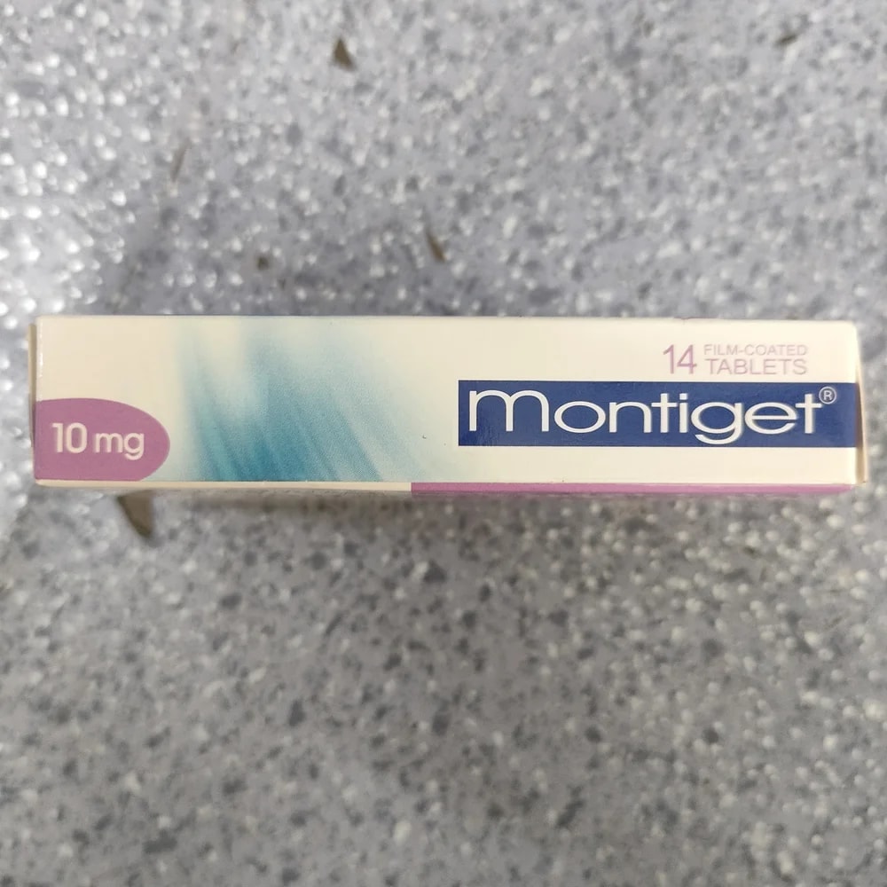 Montiget 10mg Montelukast sodium equivalent to Montelukast 10 mg per film-coated tablet - Depot De Pharmacie "A" Kim Houy