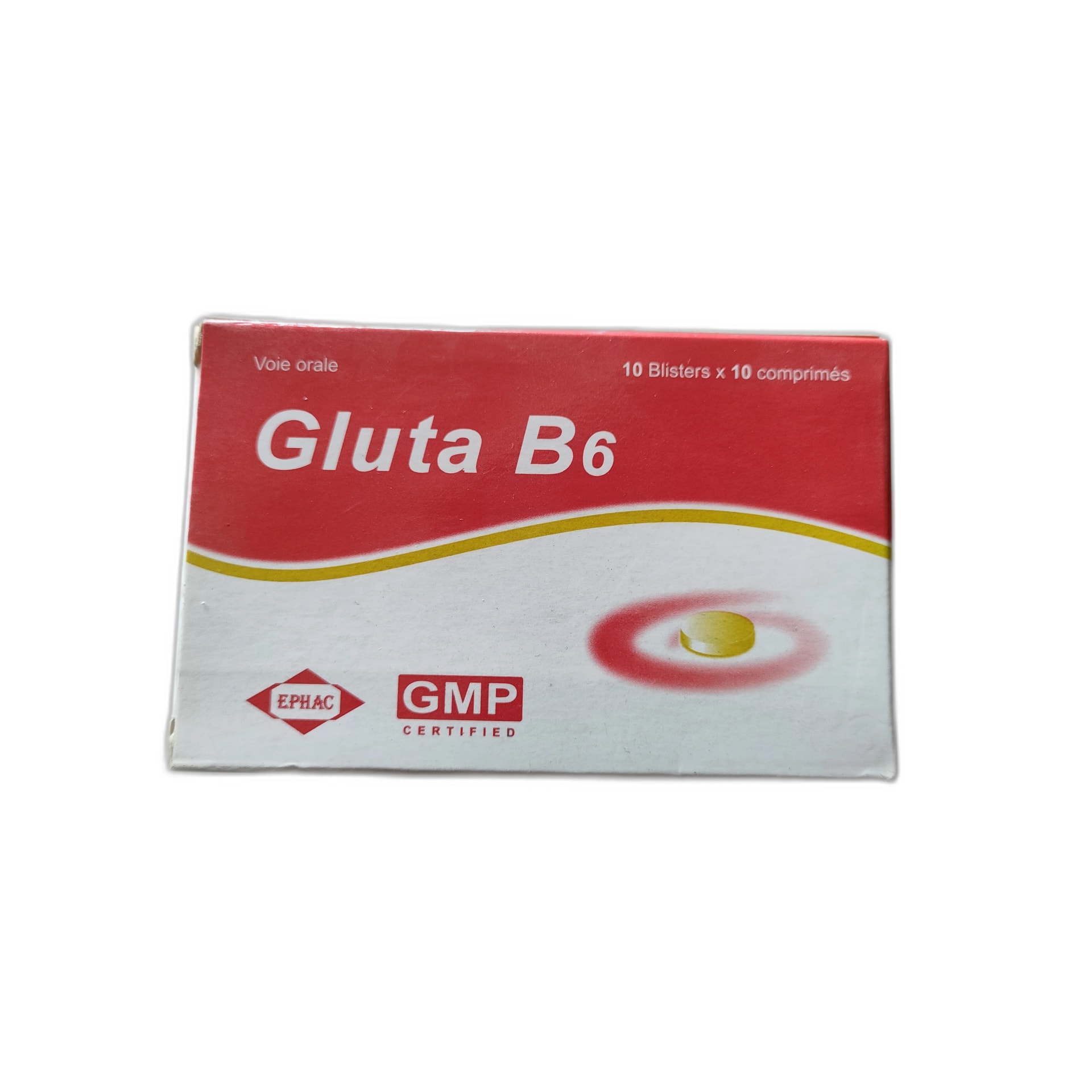 Gluta B6 Aside glutamique 400mg, vit B6 2mg , vit b1 3mg - PONLEU DOUNG DARA PHARMACY