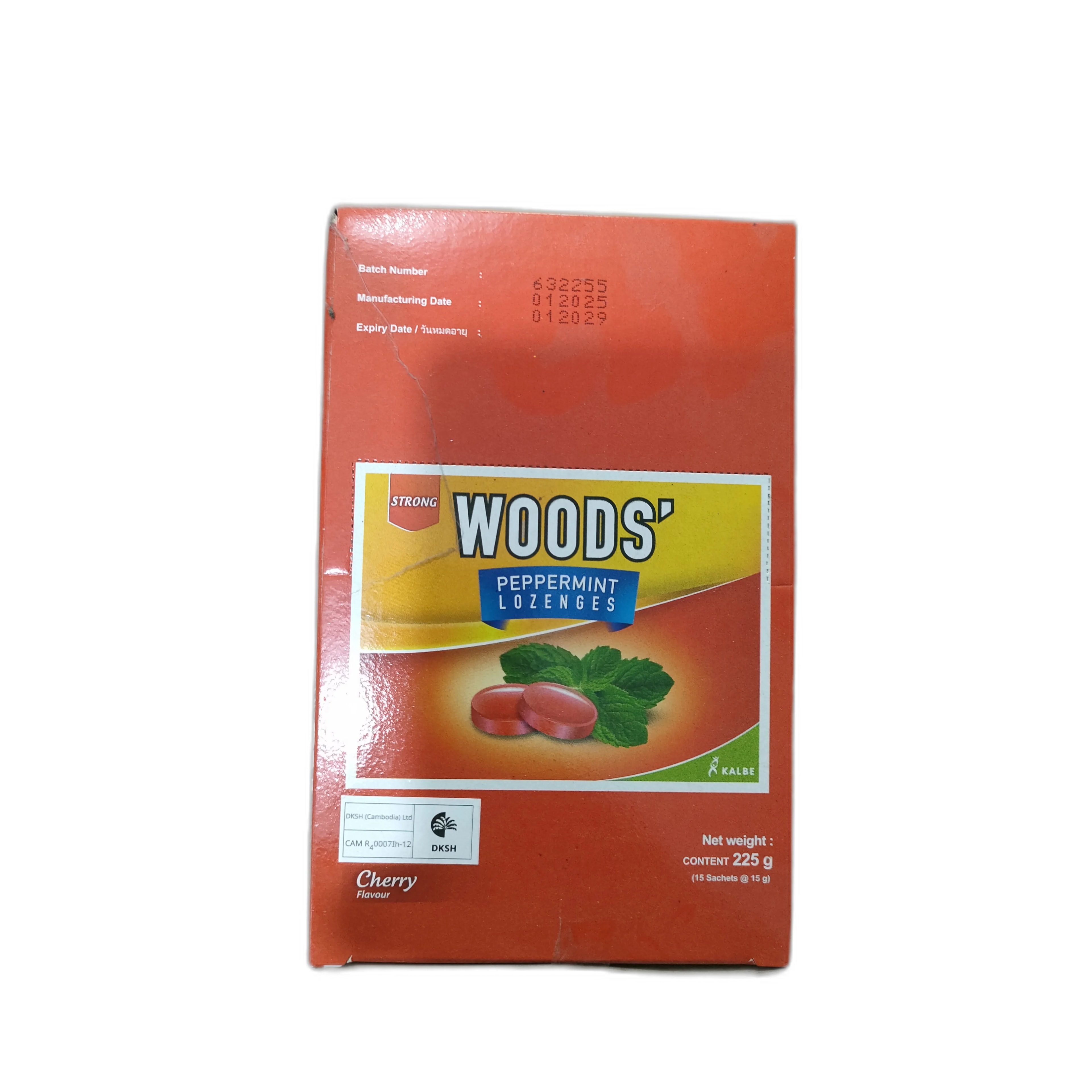Woods Peppermint Lozenges Cherry Not available - ឱសថស្ថាន សិរីមង្គលថ្មី
