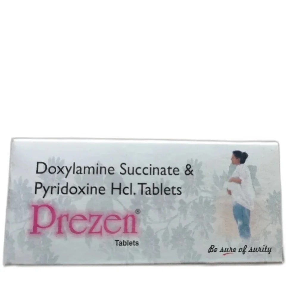 Prezen Doxylamine , pyridoxine 10 mg / 10 mg - PONLEU DOUNG DARA PHARMACY