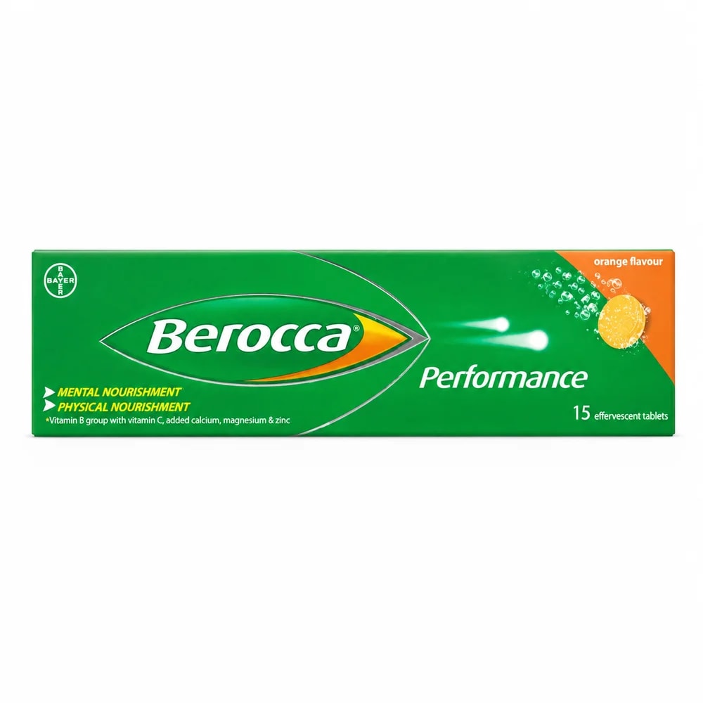 Berocca Performance Multivitamin and mineral orange effervescent tablets, 15 tablets - Kim Yi