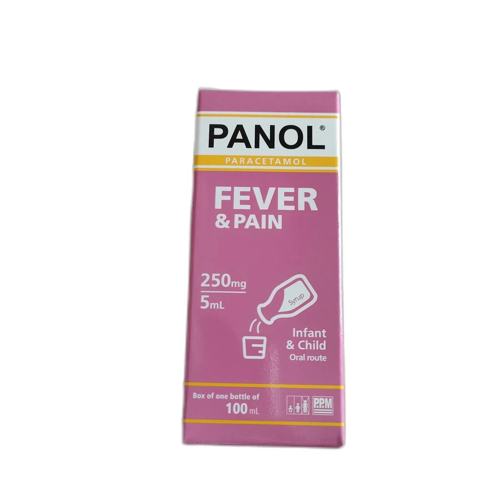 Panol Suspension 250 mg / 5 mL 250 mg / 5 mL, 100 mL - SUKHA PHARMACY