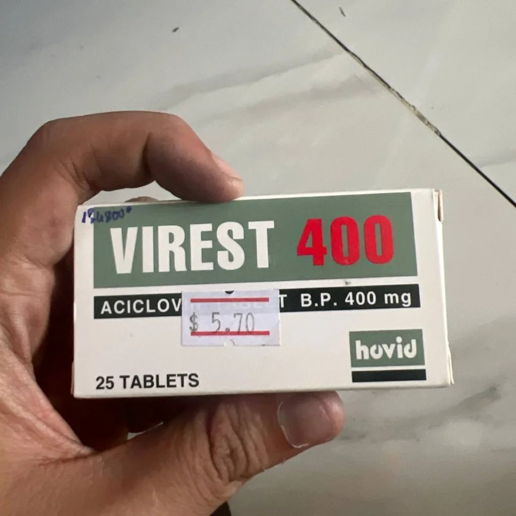 VIREST 400 Aciclovir B.P. 400 mg - SETHIKA CARE Pharmacy