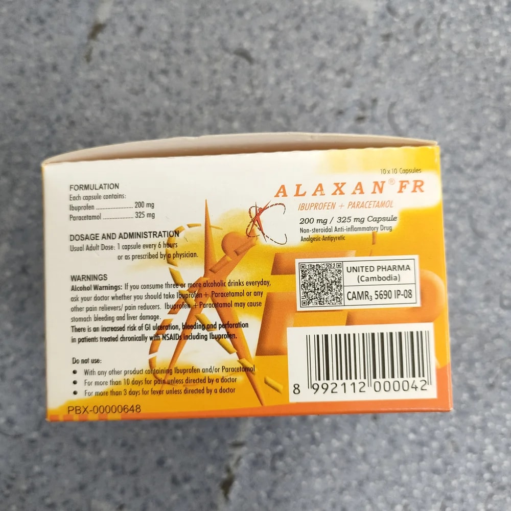 Glotadol Power 650 mg / 65 mg - Depot De Pharmacie "A" Kim Houy