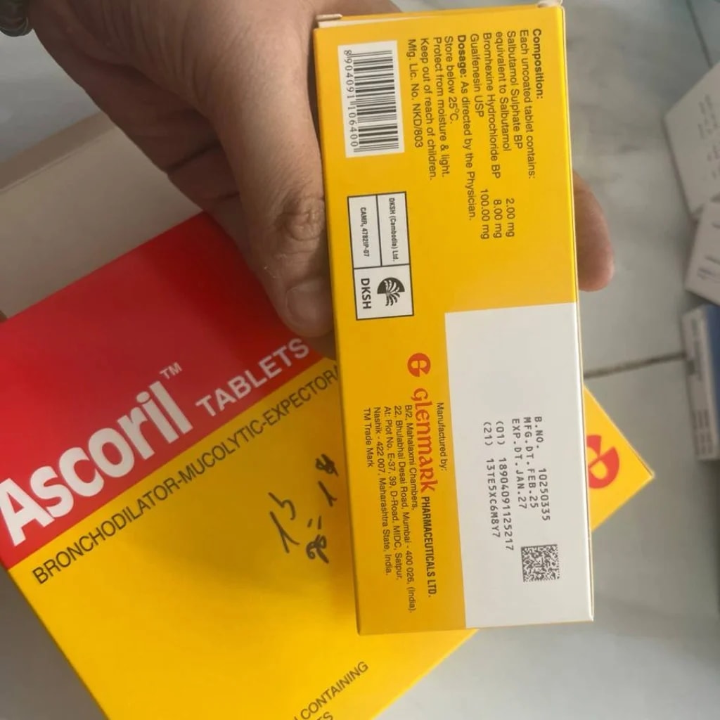 Ascoril Tablets Not available - SETHIKA CARE Pharmacy