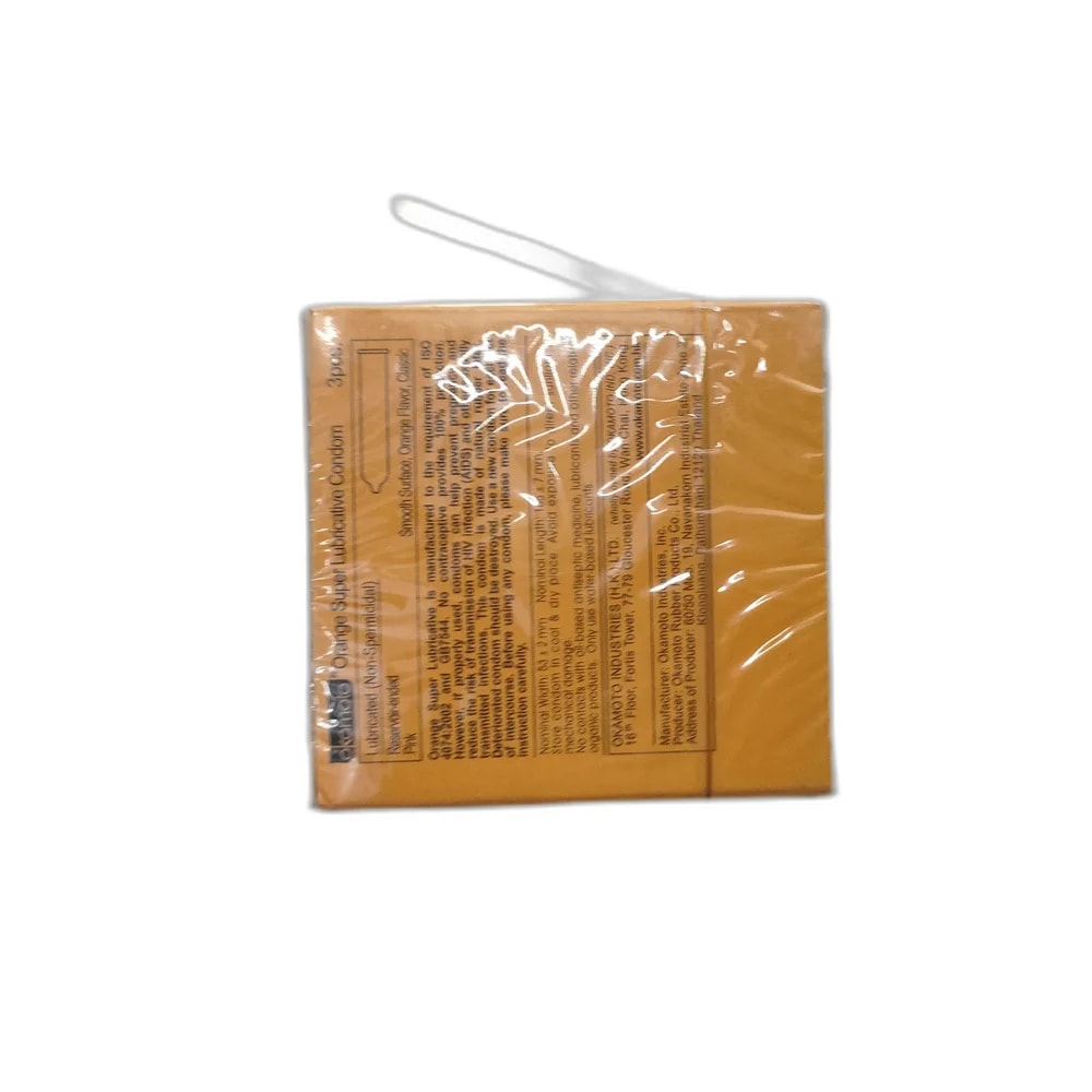 Okamoto Skinless Skin Orange - PHARMACIE PORNLEU PICH
