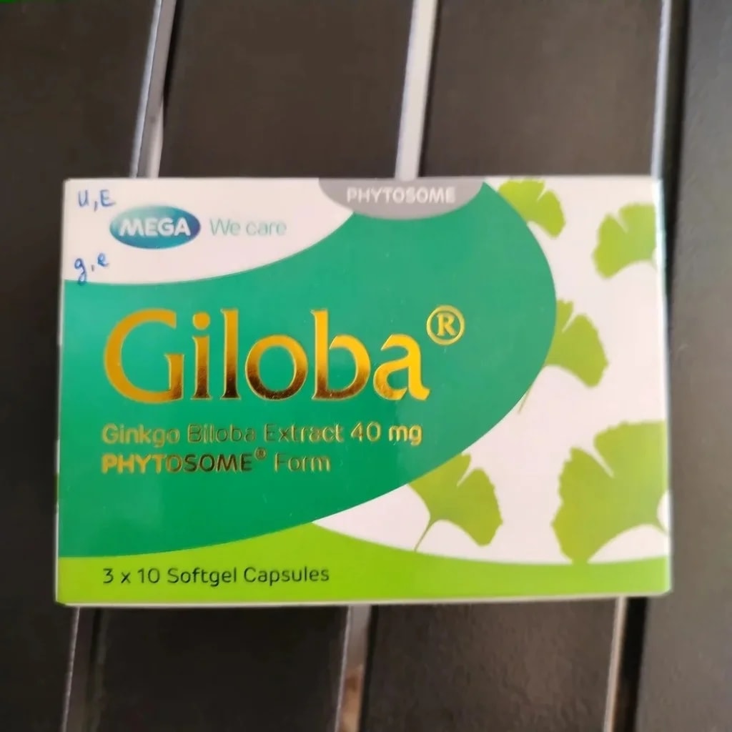 Giloba Ginkgo biloba extract 40 mg (as Ginkgo biloba Phytosome 115 mg) per soft capsule - CHEANIMUL PHARMACY